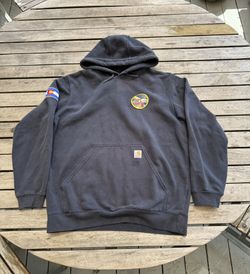 Carhartt Colorado hoodie with a Rocky Mountains patch