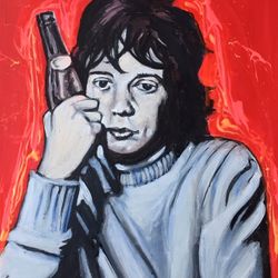 Mick Jagger Painting
