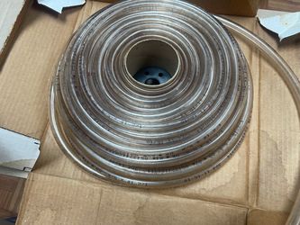 Plastic clear hose pluming etc