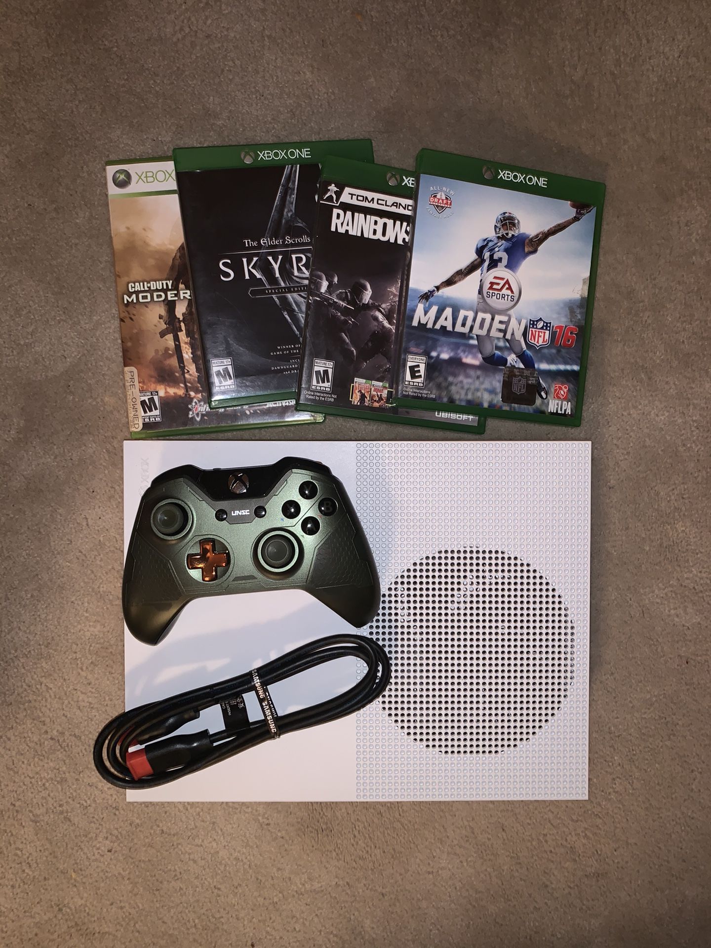 Xbox One S 1TB w/ Controller + Huge Game Bundle