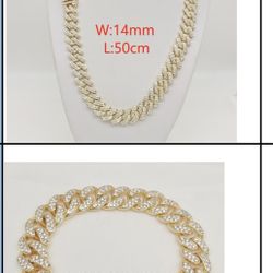 Set Bracelet And Chain GOLD PLATED