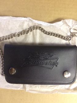 Budweiser biker wallet