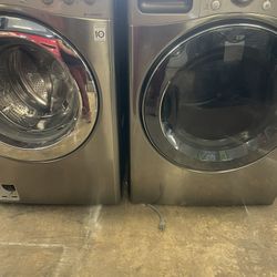 Lg Washer And Dryer Stainless Steel Set 