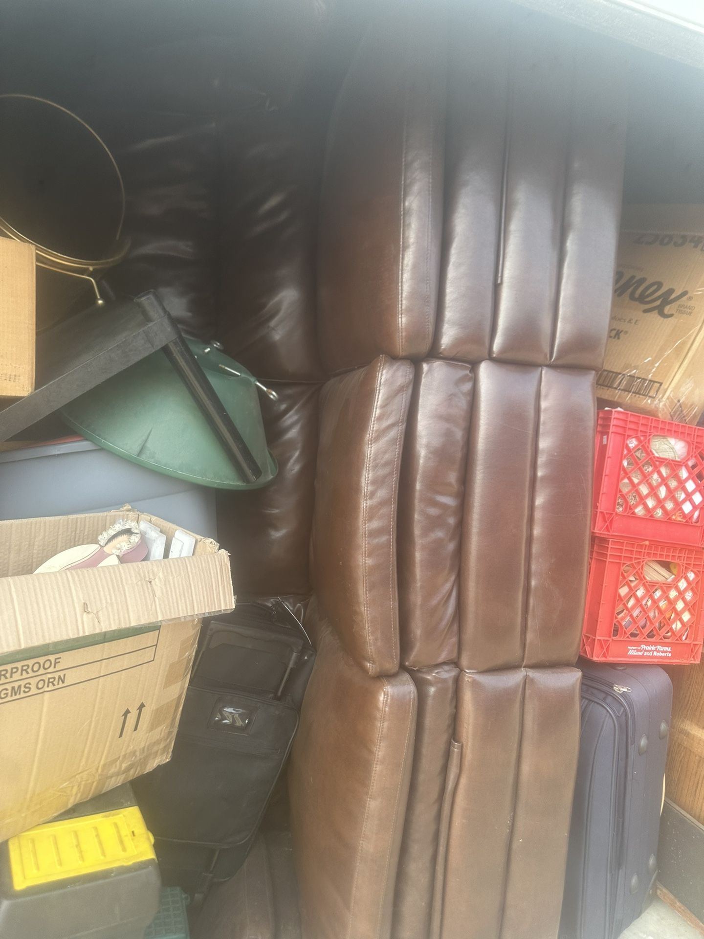 Double Recliner 3 Seat Couch Free