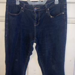 No boundaries low rise skinny dark blue jeans 15