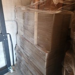 Pre Wrapped Pallets With Itemized List