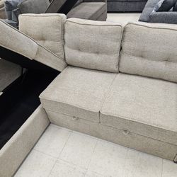 ✨ Sofa Bed with Storage + Reversible Chaise ✨
