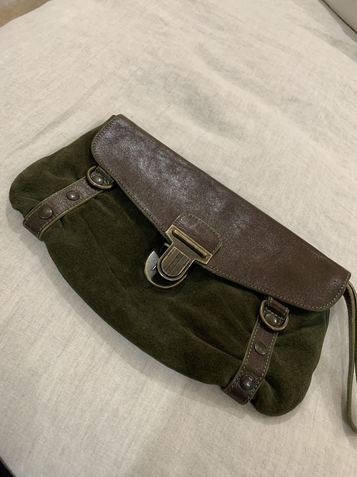 Leather Wristlet Purse