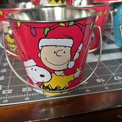 Charlie Brown Tin Bucket