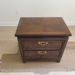 Bedside table.