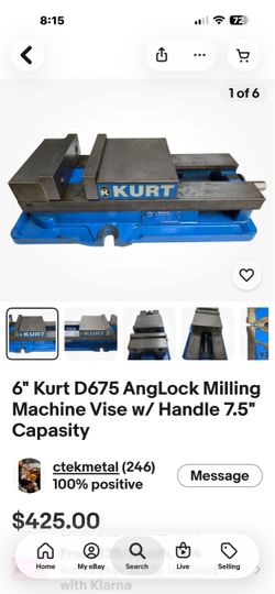 MILLING MACHINE VICE