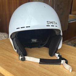 Smith Snowboard Ski Helmet Y/M 53-58cm White 
