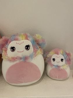 Yeti White Squishmallow 8” And 5” Scented Bigfoot