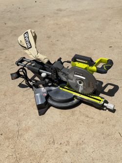 RYOBI 15 Amp 10 in. Corded Sliding Compound Miter Saw with LED Cutline Indicator