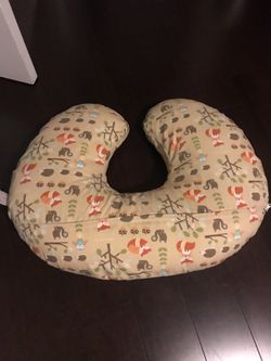 Boppy nursing pillow with cover