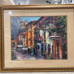 Village Hideaway Painting By Behrens 