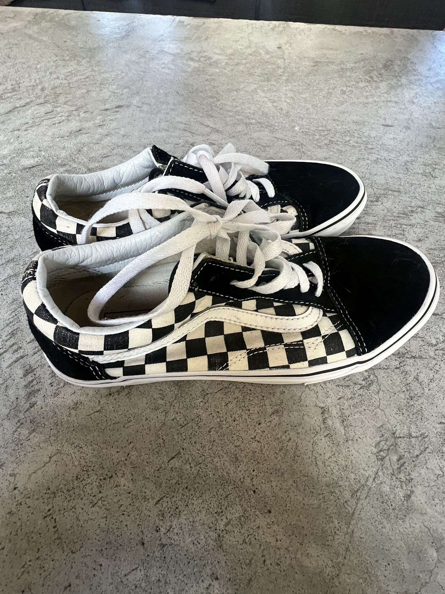 Vans Checkered black & white Shoes