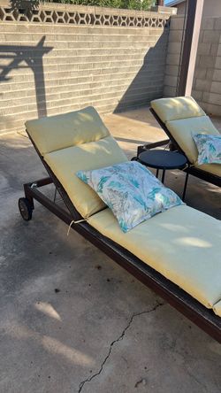 Outdoor Chaise Lounge Chairs Set of 2