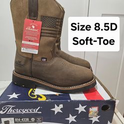 Thorogood Soft Toe Work Boots Size 8.5