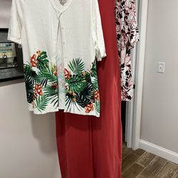Sleeveless Dress with 2 Light Sweaters 