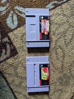 Metal combat and Battleclash Super Nintendo SNES Games Super Scope