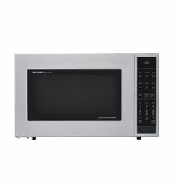 1.5 cu. ft. 900-Watt CountertopMicrowave in Stainless Steel with Convection