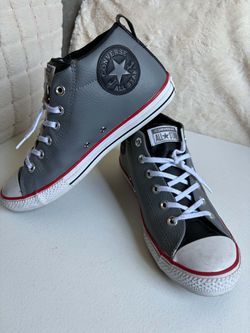 Converse Chuck Taylor All Star Leather Mid-Top Sneakers