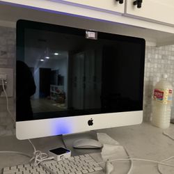 Mac Desktop With Keyboard And Mouse