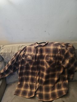 Flannel shirts long sleeve 5X