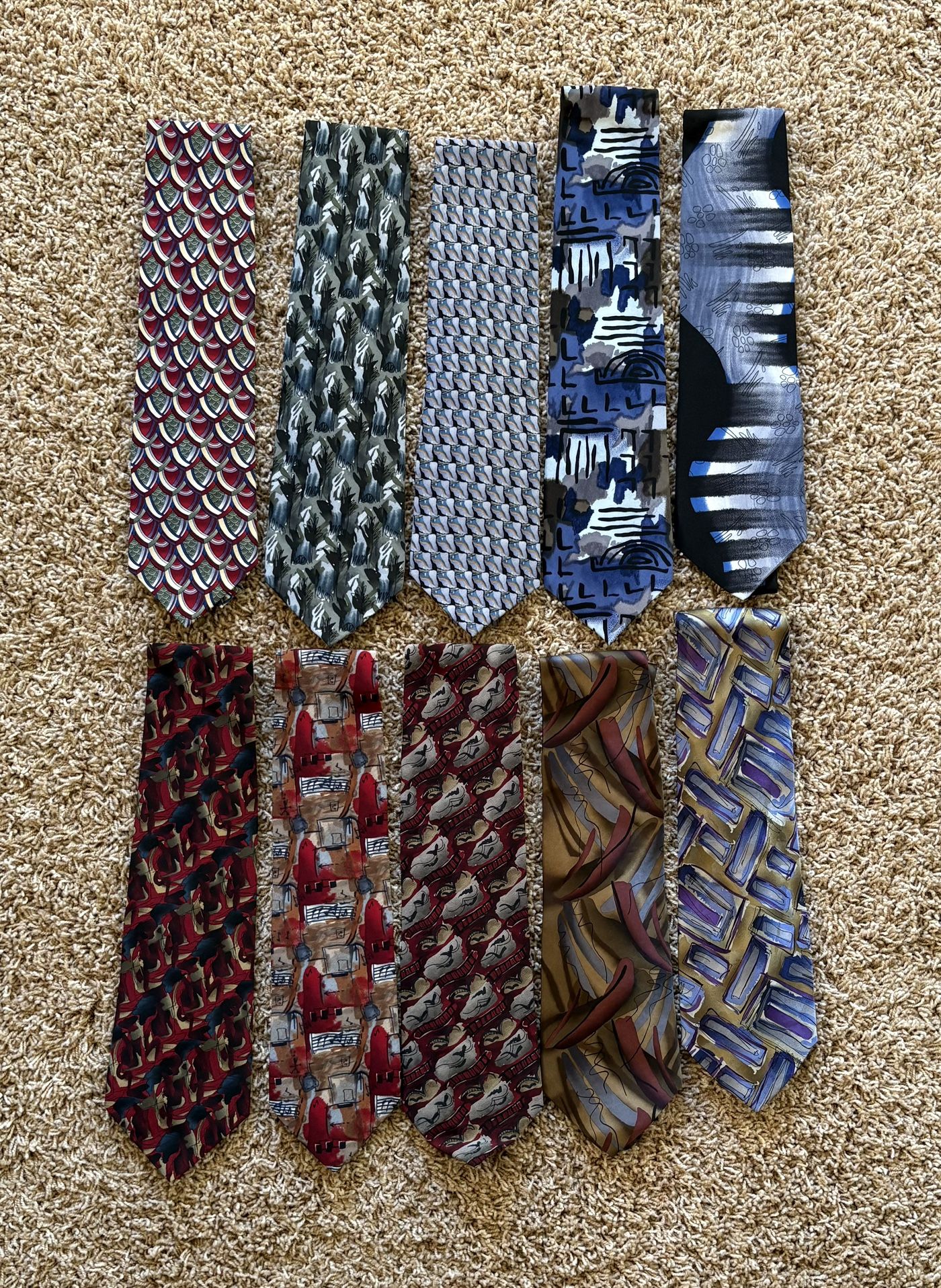 Jerry Garcia silk ties