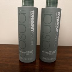 Brand New Bottles of the discontinued Toni&Guy Casual Sea Salt Texturising Spray