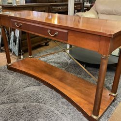 Ethan Allen Regency Console Table
