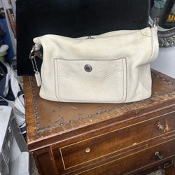 Coach Cream Handbag 