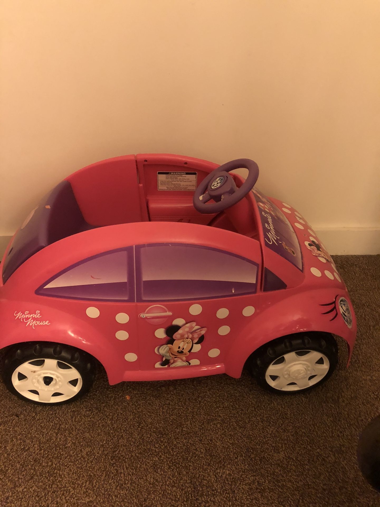 Minnie Mouse power wheels