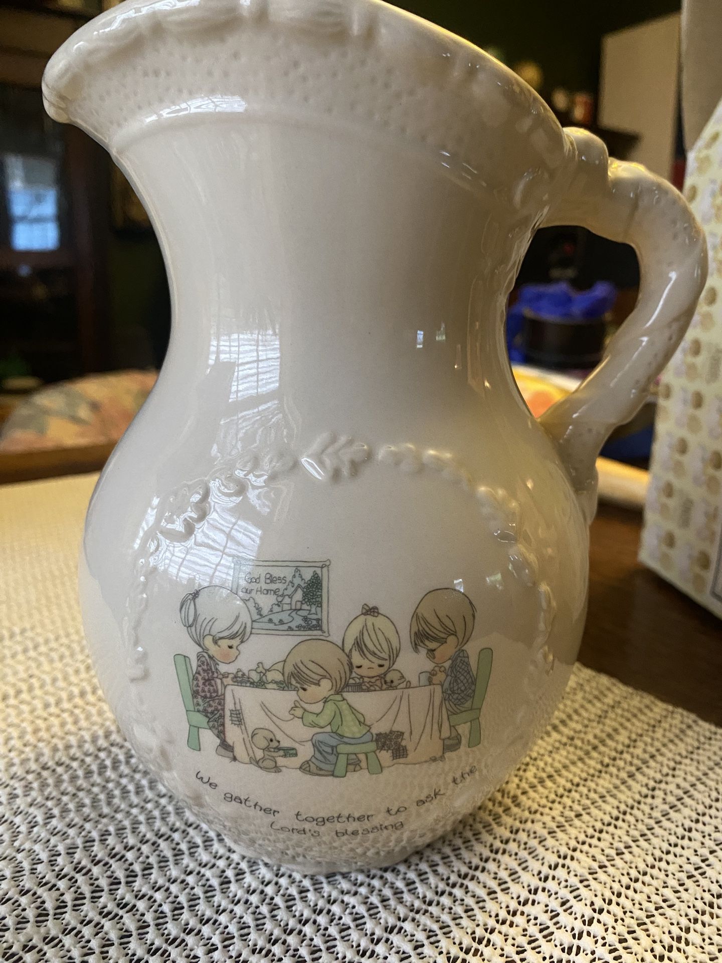 Precious Moments Pitcher