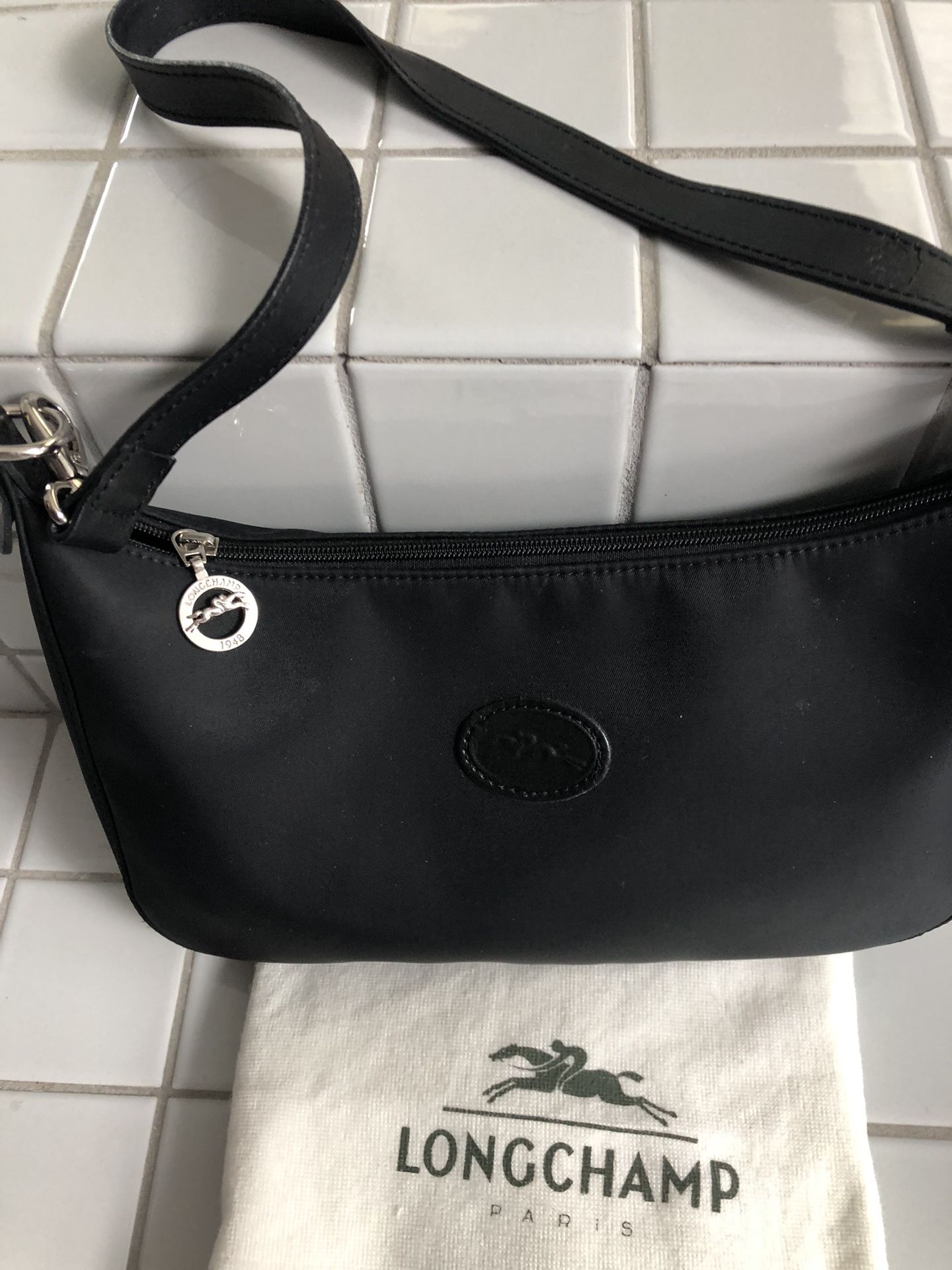 Longchamp Black Shoulder Bag