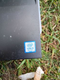 Laptop with Intel Core i9 9th Gen