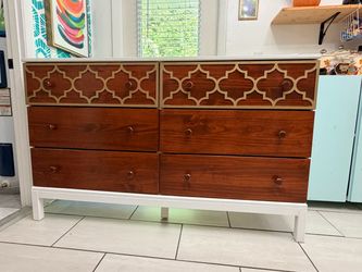 6 drawer solid wood dresser