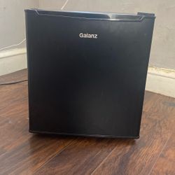 Black Galanz Mini Refrigerator 