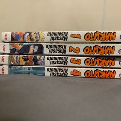 Naruto Mangas Vol. 1-4