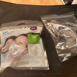 Philips Respironics XL Wisp Mask Cushions And Headgear. 