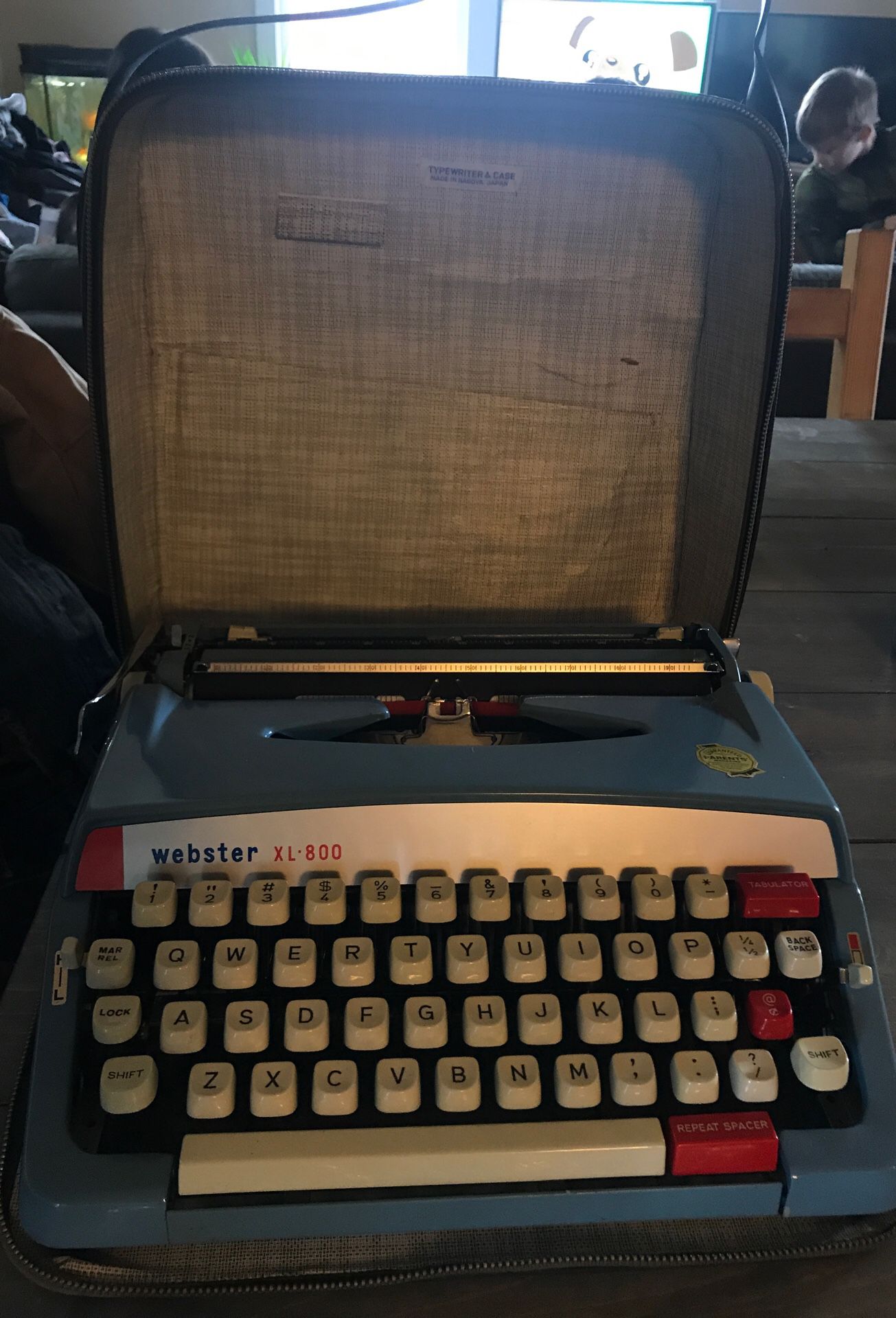 Antique Webster xl 800 typewriter