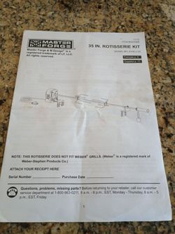 35 inch rotisserie kit
