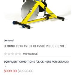 Lemond Revmaster Cycle