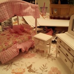 1:12 Scale Doll Bedroom Set