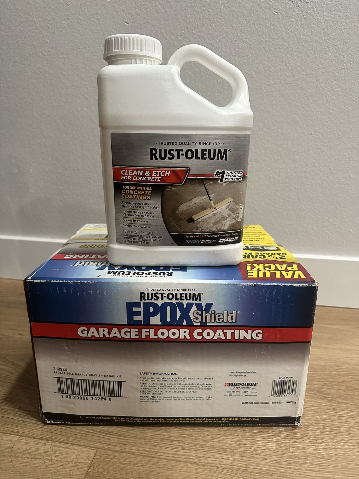 Rust-Oleum Epoxyshield Garage Floor Epoxy & Cleaner