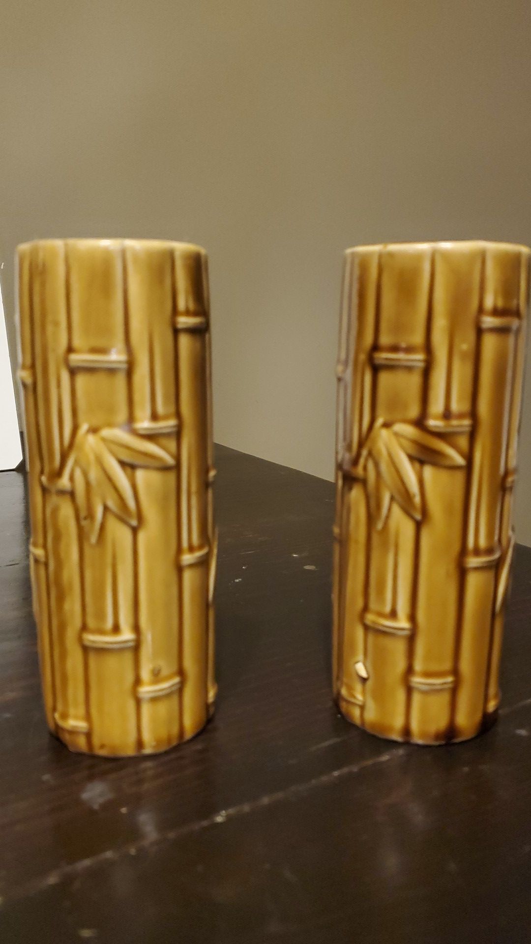 Bamboo Design Vases