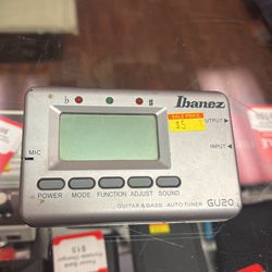 Ibanez Guitar And Bass Auto Tuner GU20 