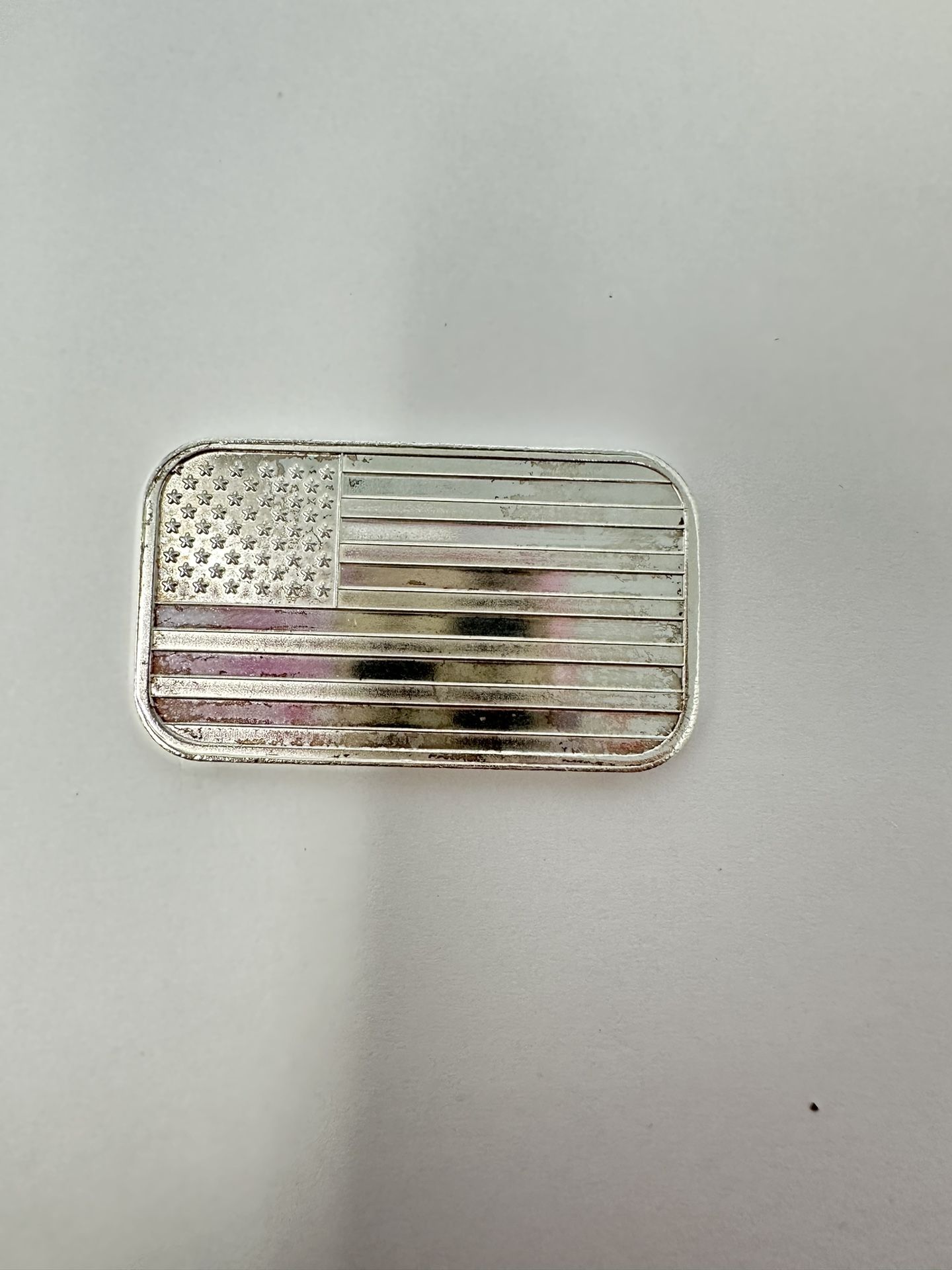 .999 Silver US Flag Ingot #3