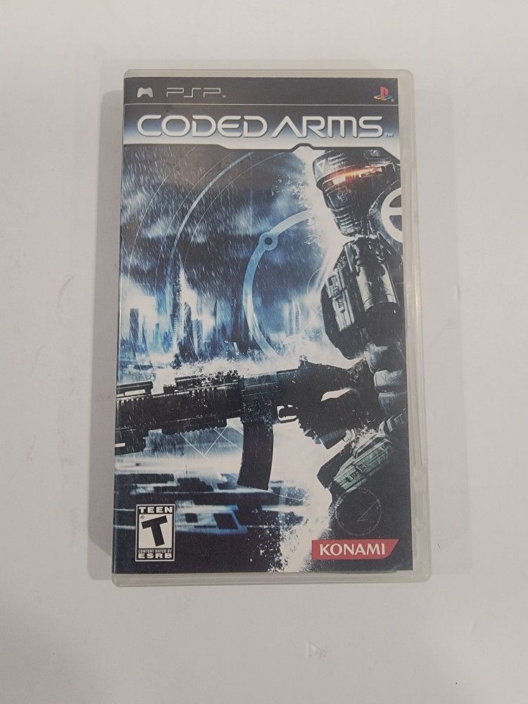 Coded Arms Sony PSP Game ~ Complete In Box w/ Manual, Case, & Disc